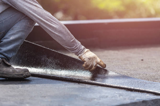 Professional Waterproofing technician working in Unionville, PA